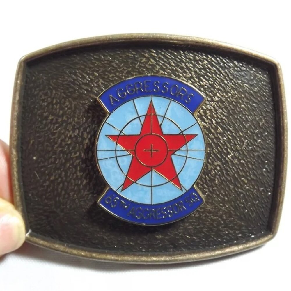 Aggressors 65th Aggressor Squad, Air Force Belt Buckle